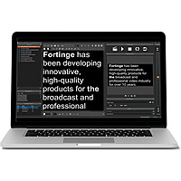 FORTINGE GLS - 04 GLASS FOR 17" PRO SERIES STUDIO TELEPROMPTER SET FORTINGE GLS - 04 GLASS FOR 17" PRO SERIES STUDIO TELEPROMPTER SET