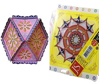 Vesak Lantern (Card Board) (4*4)