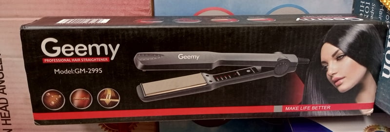GEEMY HAIR STRAIGHTENER HIGH QUALITY& DUARABLE