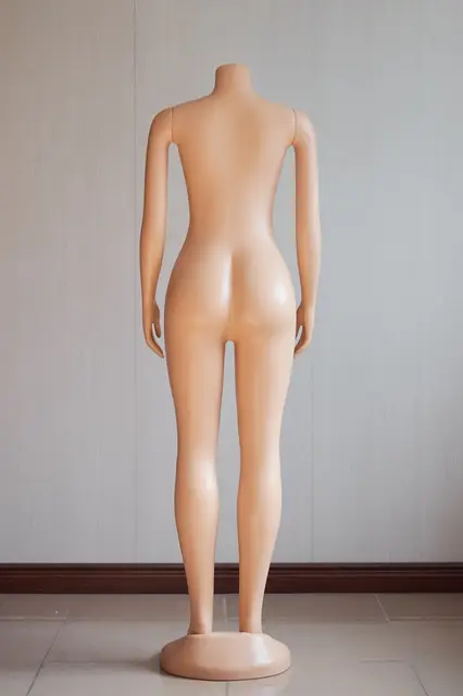 Non detachable Headless and Armless Plastic Female Mannequins