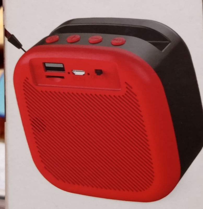 RECHARGEABLE BLUETOOTH BASS WIRELESS SPEAKER FM RADIO MUSIC BOX