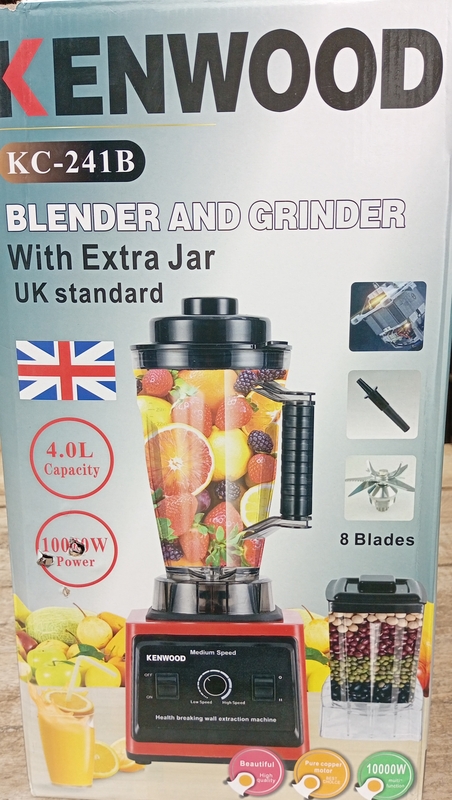 KENWOOD 2IN1 BLENDER 9000W 4L +1CUP 8BLADES