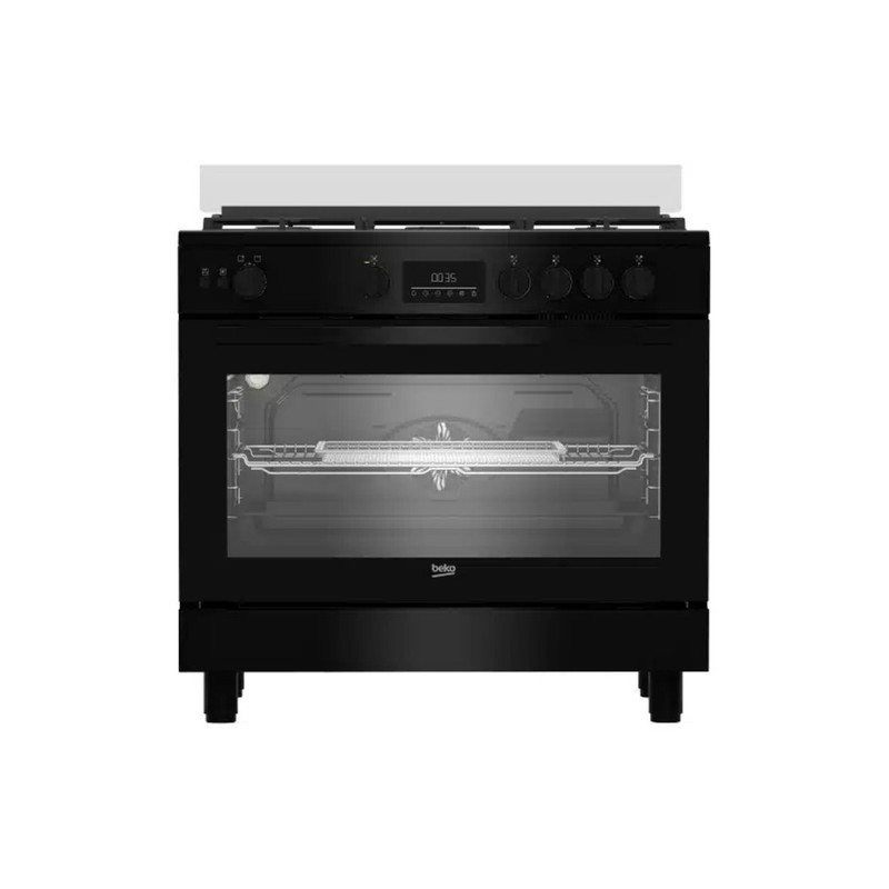 بوتجاز بيكو 5شعلة 90سم امان كامل اسودBGGR11225GB