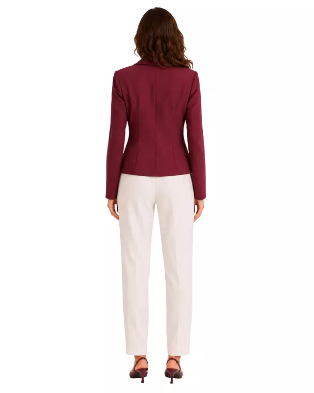 Tailored Single-Breasted Blazer