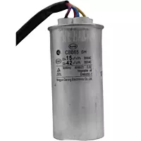 Capacitor Dual 15+42 Micro Faradio, 300VAC - 17400104000787-1