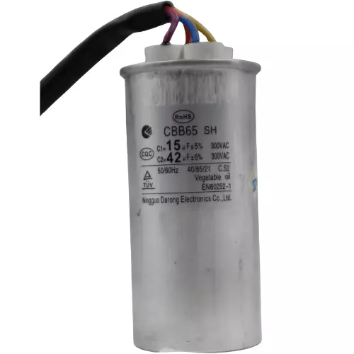 Capacitor Dual 15+42 Micro Faradio, 300VAC - 17400104000787-1