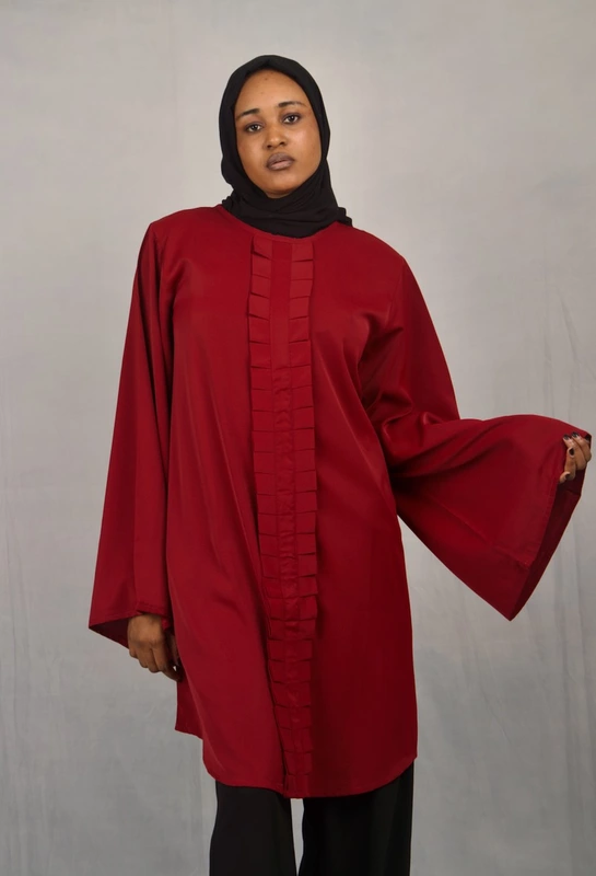 STITCH PATTERN MAROON