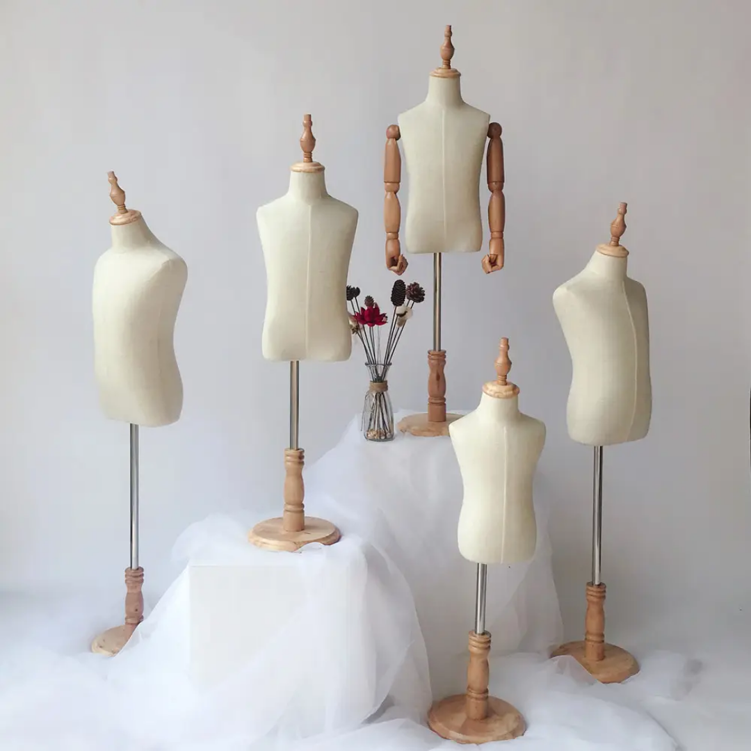 Unisex Half Body Kids Dressform Mannequin Age 0yrs - 10yrs