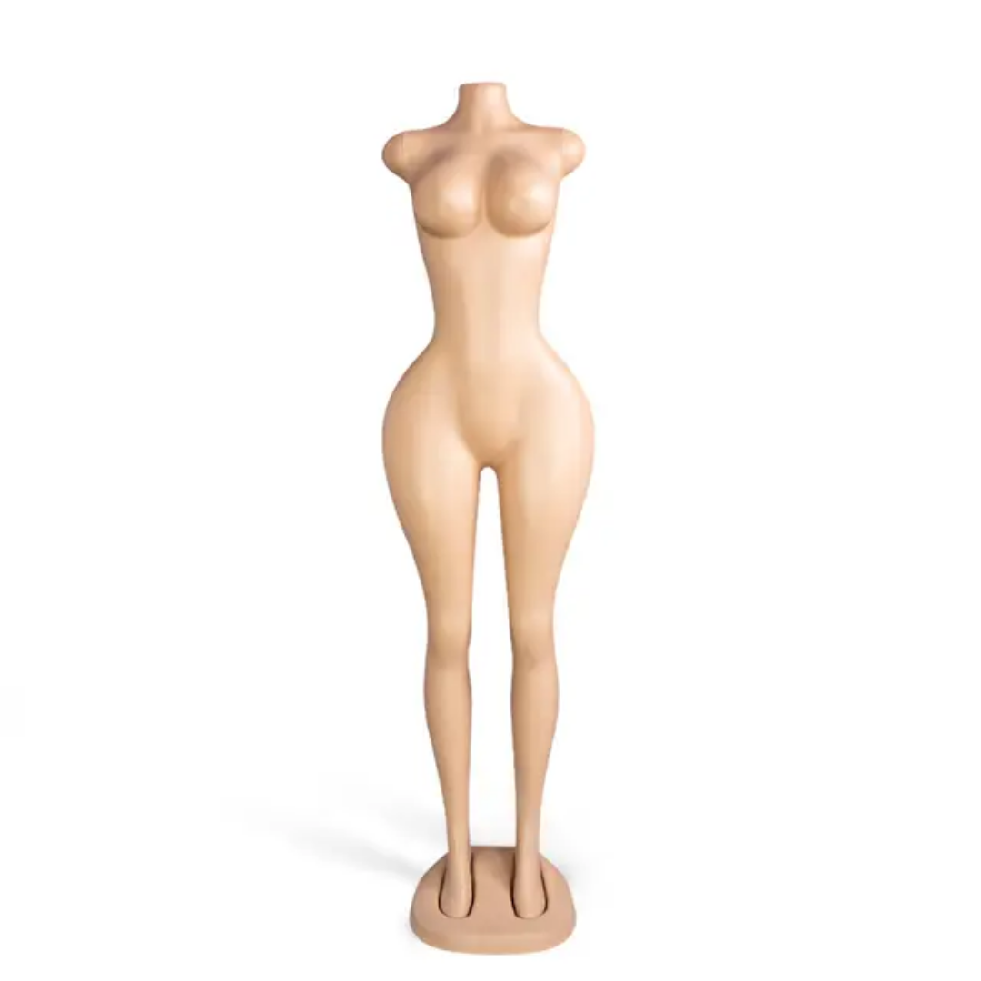Non detachable Headless and Armless Plastic Female Mannequins