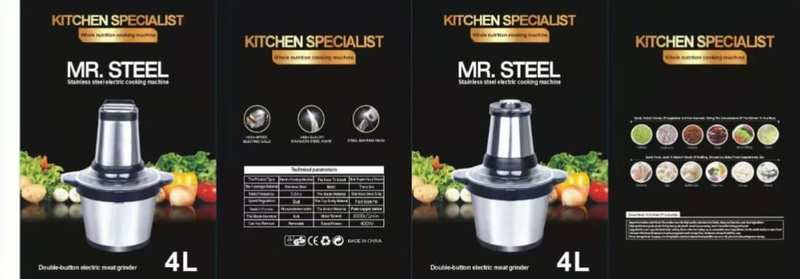 MR STEEL 4L YAM POUNDER FOOD PROCESSOR