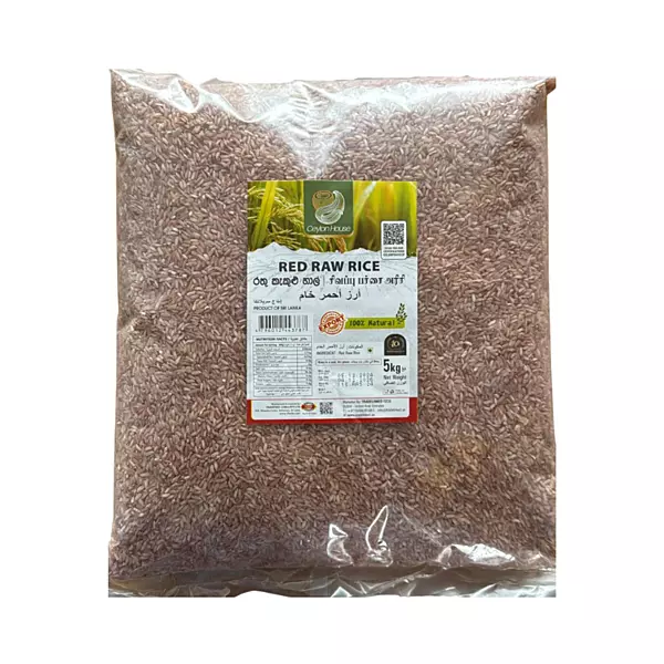 Ceylon House Red Raw Rice - 5kg