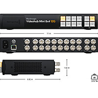 Blackmagic Design Videohub Mini 8x4 12G Router Blackmagic Design Videohub Mini 8x4 12G Router