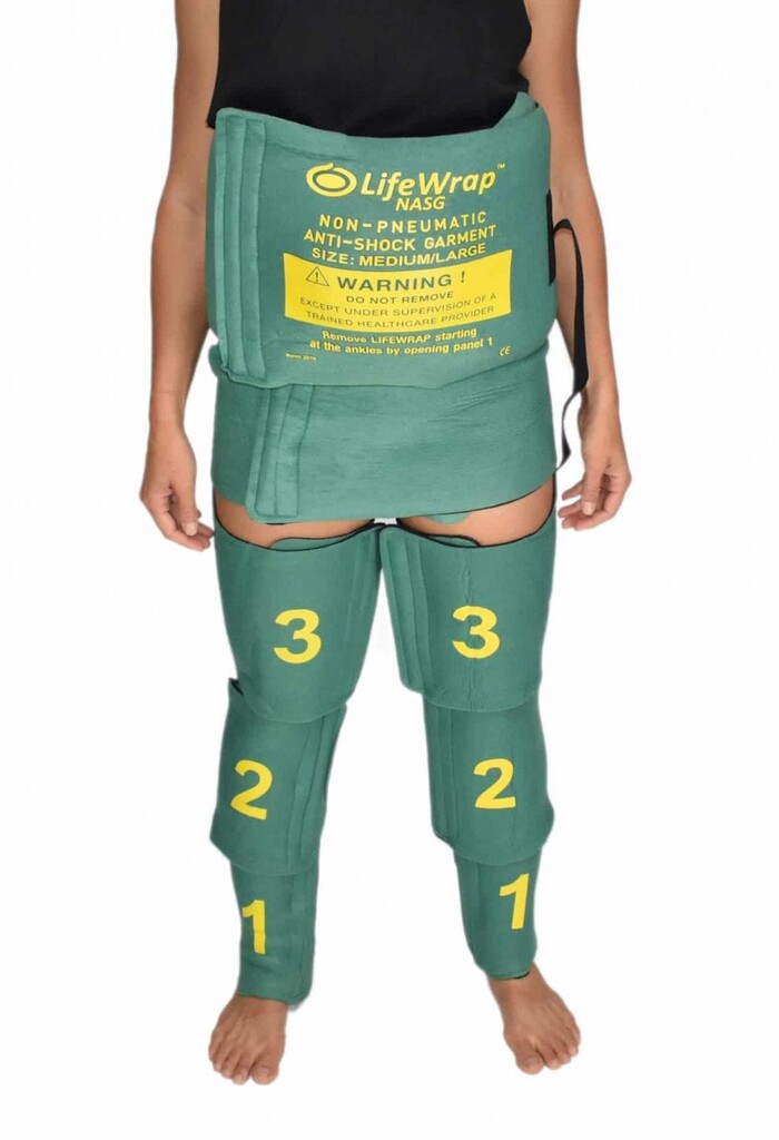 Non-Pneumatic Anti-Shock Garment (NASG)