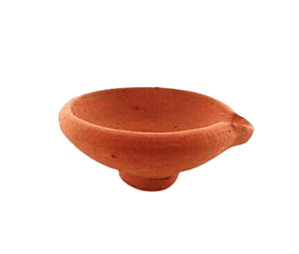 Clay Oil Lamp