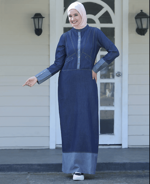 URBAN MAJESTIC DENIM JILBAB