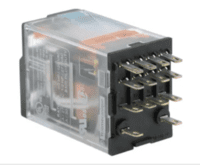 Schneider Electric, 24V dc Coil Non-Latching Relay 4PDT, 8A Switching Current Plug In, 4 Pole