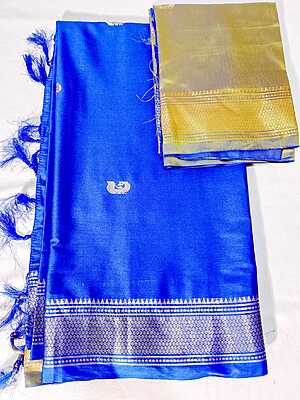 J404: Ready To Ship Beautiful Paithani Saree With Unstitched Blouse