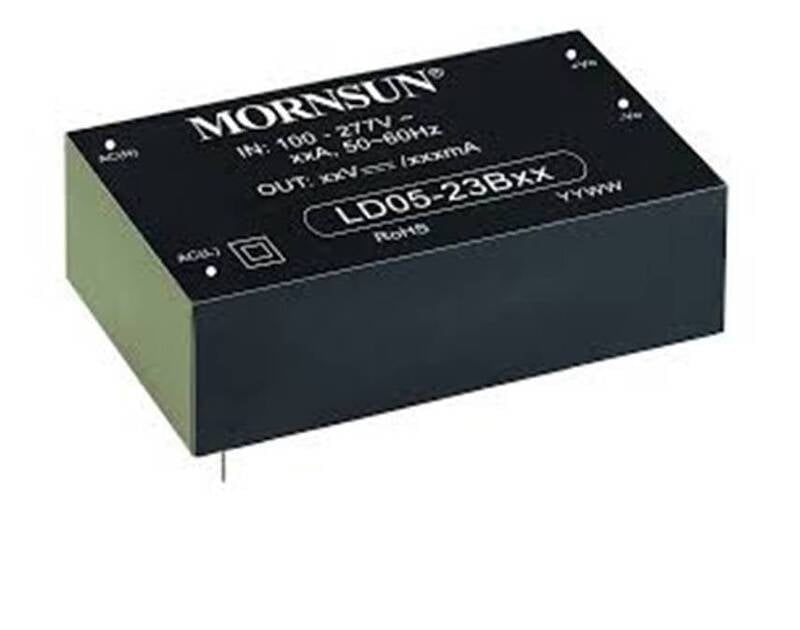 Mornsun Power LD05-23B24R2 : 5W, 24V PCB Mountable-Isolated AC-DC Converter Mornsun Power LD05-23B24R2 : 5W, 24V PCB Mountable-Isolated AC-DC Converter