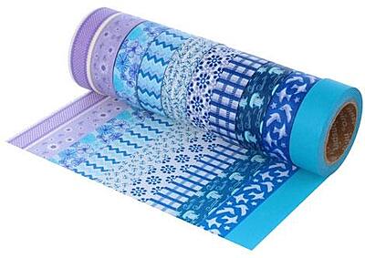 Washi Tape 1 cf. fa 10 Pezzi Assortiti Art. 17512, 16626