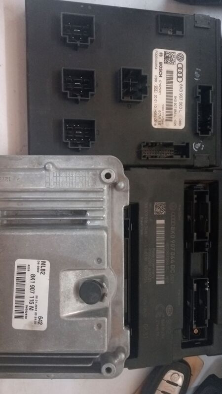 Lock Sets Audi A4 1.8T TFSi B8 Cluster, ECU, BCM 1, BCM 2 Ignition, Key, key reader and accelerator pedal 2010 to