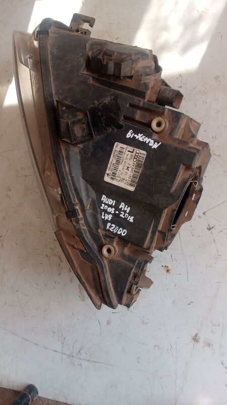 Headlights Audi A4 Bi-Xenon LHS 2003 to 2013