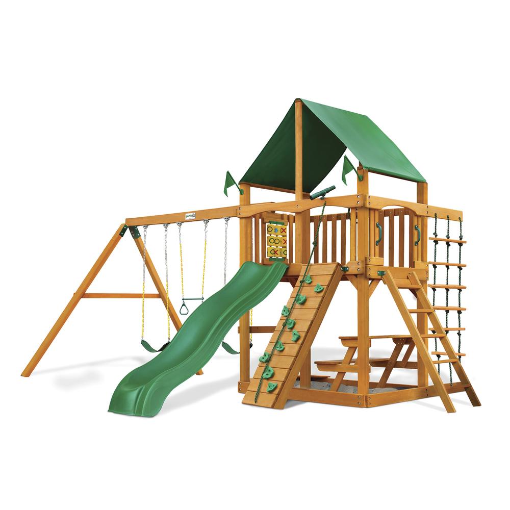 Chateau  w/ Deluxe Green Vinyl Canopy