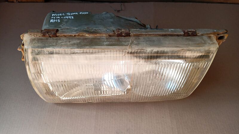 Headlights Mercedes-Benz E-Class RHS 1979 to 1991