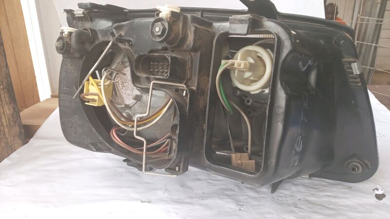 Headlights Volkswagen Jetta Mk4 DRL Motor no Xenon module,LED projection,face lift 1999to2006