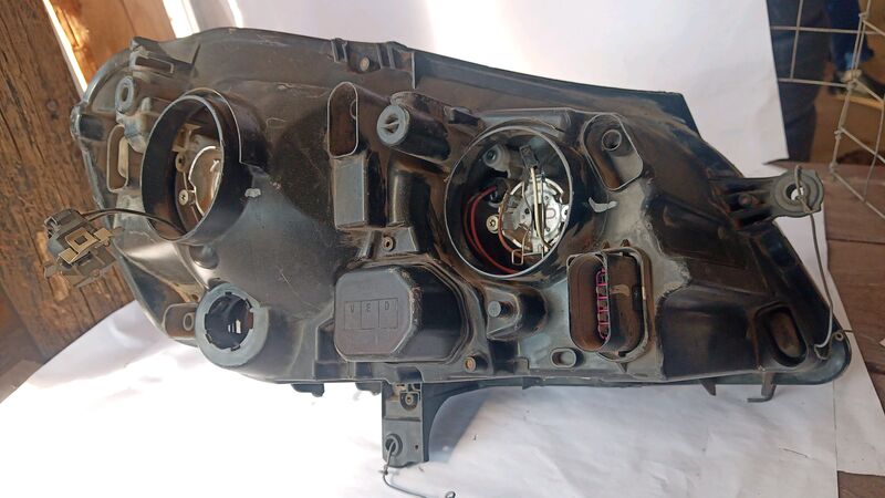 Headlights Volkswagen Polo 9n Preface,black inside LHS 2010to2018