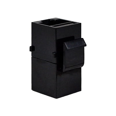 Cat6 Keystone Jack Coupler Black Cat6 Keystone Jack Coupler Black