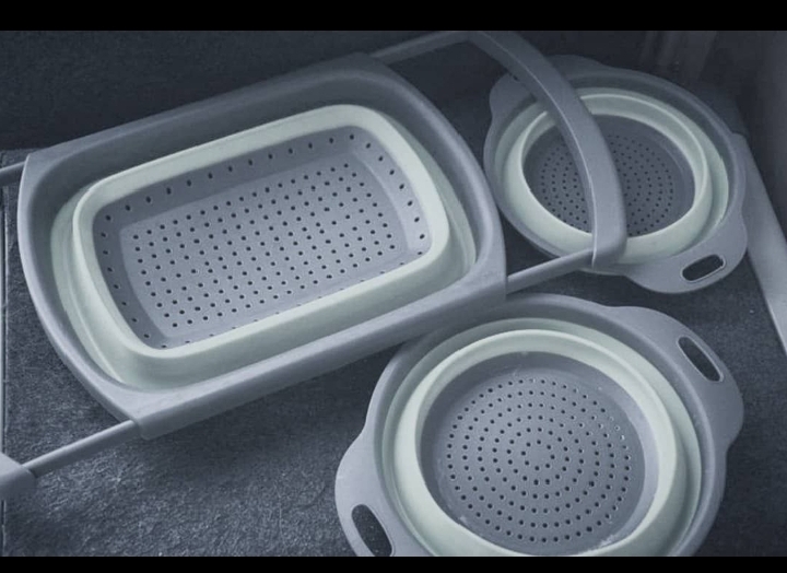 3IN1 FOLDABLE SILICONE  SIEVE