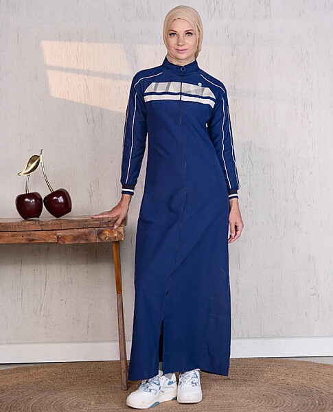 BLUE WAVE JILBAB