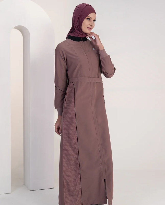 URBAN PEACH BROWN JILBAB