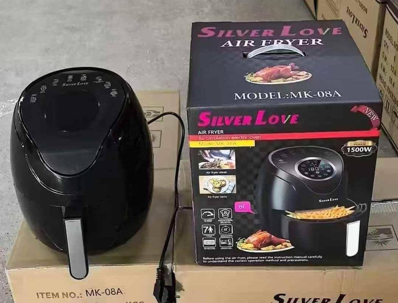 SILVER LOVE 8L DIGITAL AIR FRYER (MK-08A)