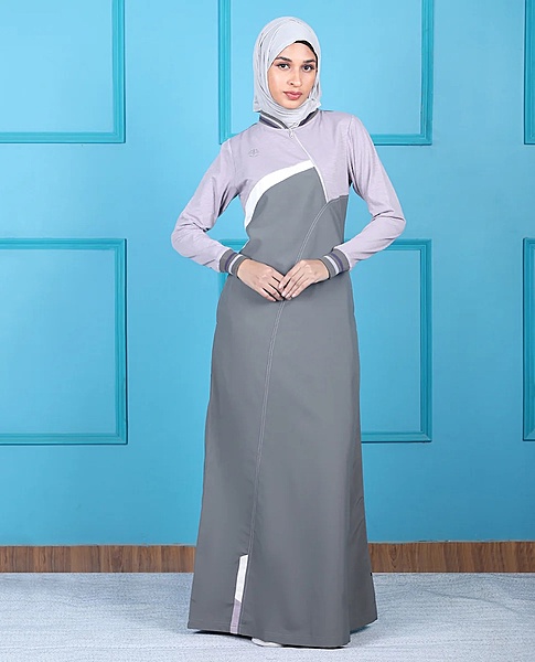 URBAN GREY CONTRAST JILBAB
