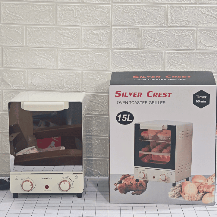 SILVER CREST 15L ELECTRIC OVEN - GRILL & TOASTER