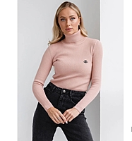 Women's Casual Autumn Winter Slim Fit Pullover Turtleneck Knitted Sweater