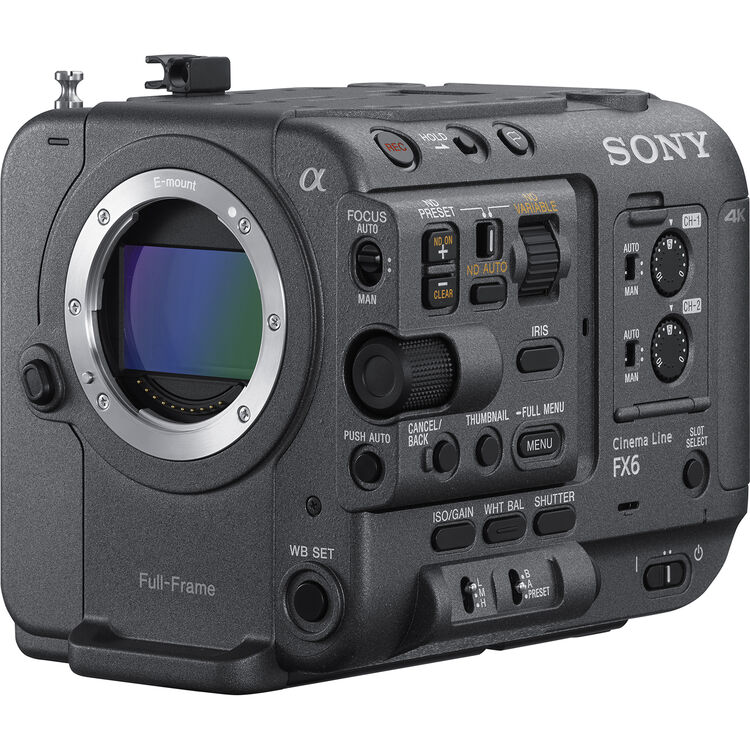 Sony Cinema Line FX6 Full-Frame Camera