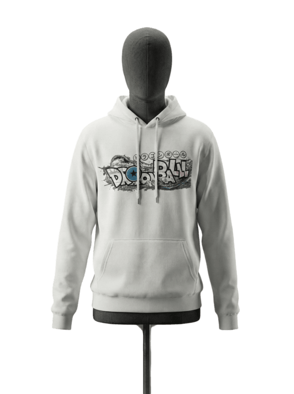 Dragon Ball Goku Graphic Hoodie – Mens White Anime Streetwear