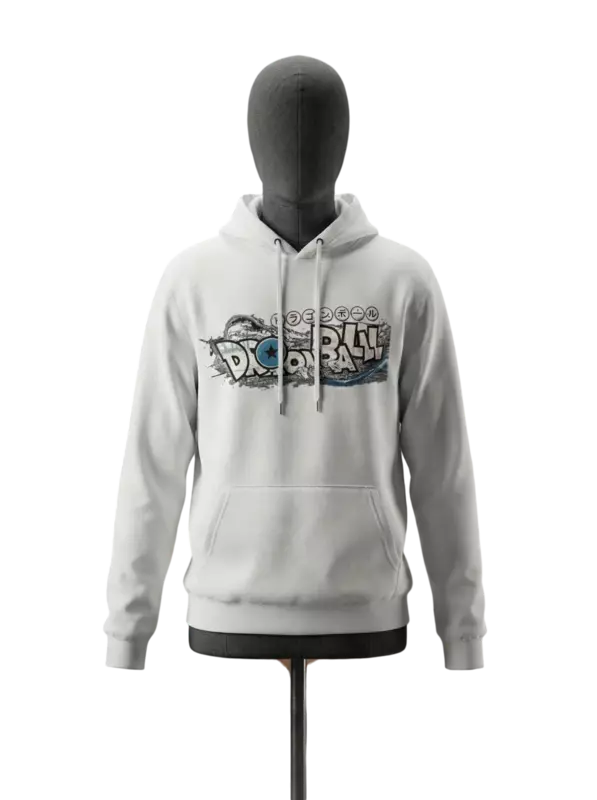 Dragon Ball Goku Graphic Hoodie – Mens White Anime Streetwear