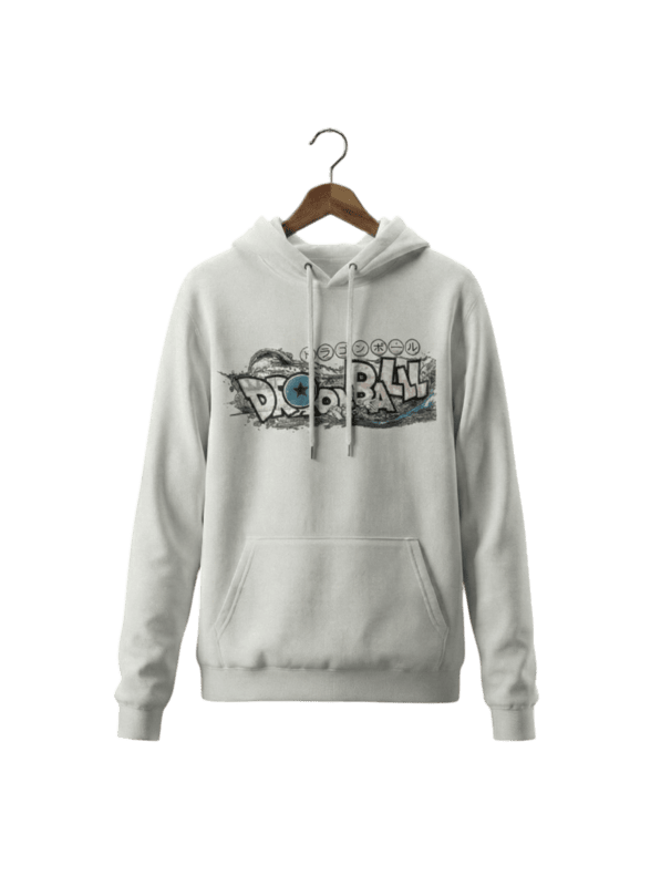 Dragon Ball Goku Graphic Hoodie – Mens White Anime Streetwear