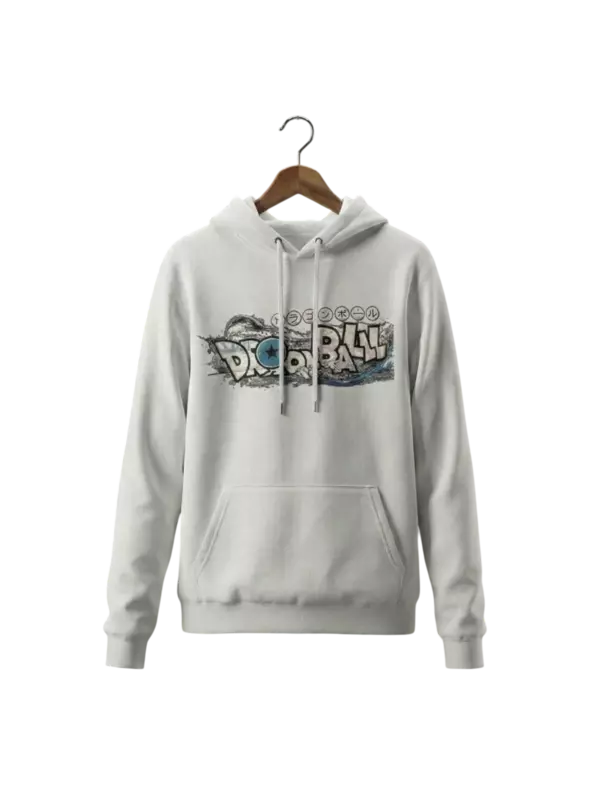 Dragon Ball Goku Graphic Hoodie – Mens White Anime Streetwear