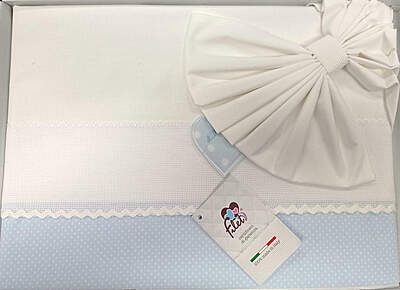 Lenzuolino Sweet Little Star da ricamare a punto croce Col. Rosa