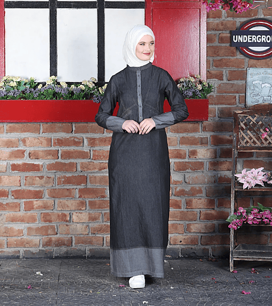 MIDNIGHT CHIC DENIM JILBAB
