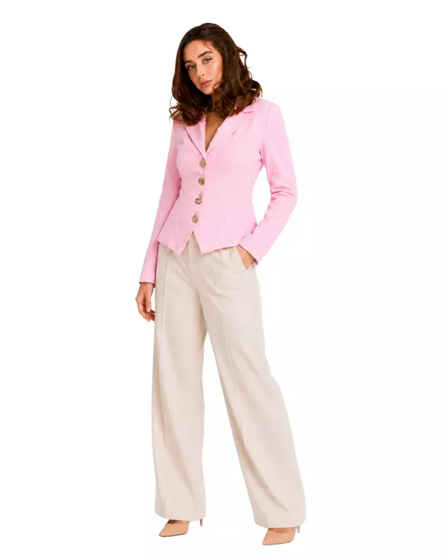 Tailored Single-Breasted Blazer