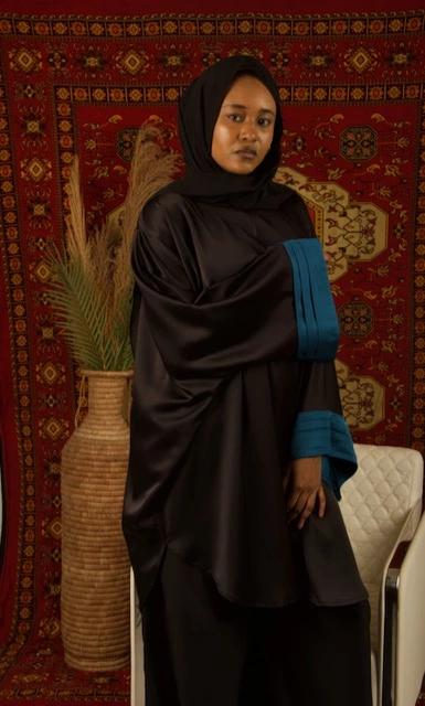CRYSTAL TEAL CAPE