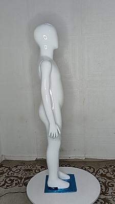 Unisex Kids Children Mannequins. Glossy White