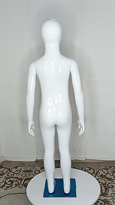 Unisex Kids Children Mannequins. Glossy White