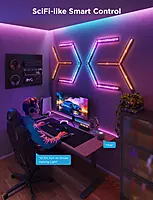 Govee Gaming Wall Smart Light (4 Sections + 1 Triangular Connection) - Supports Matter