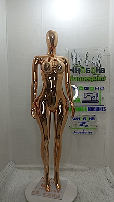 The Olaedo Chrome Female Mannequin The Olaedo Chrome Female Mannequin